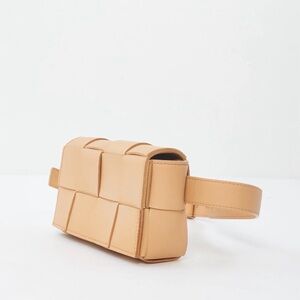 Bottega Veneta Cassette Belt Bag Color: Almond